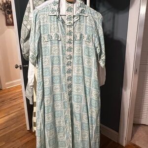 Long Linen Maxi, Rattan Belt